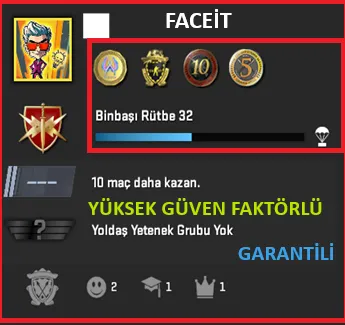 CS2 Prime Hesap Satın Al - ANINDA TESLİM | 4 MADALYA | 140 SAAT | FACEIT