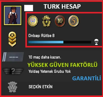 CS2 Prime Hesap Satın Al - TR ANINDA TESLİM | 4 MADALYA | 51 SAAT | FACET