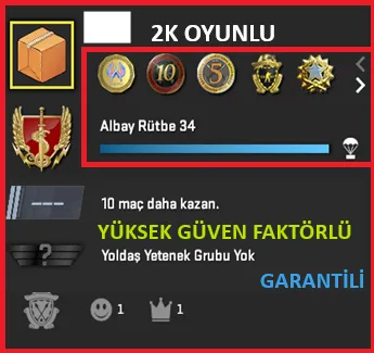 CS2 Prime Hesap Satın Al - ANINDA TESLİM | 5 MADALYA | 486 SAAT | FACEIT
